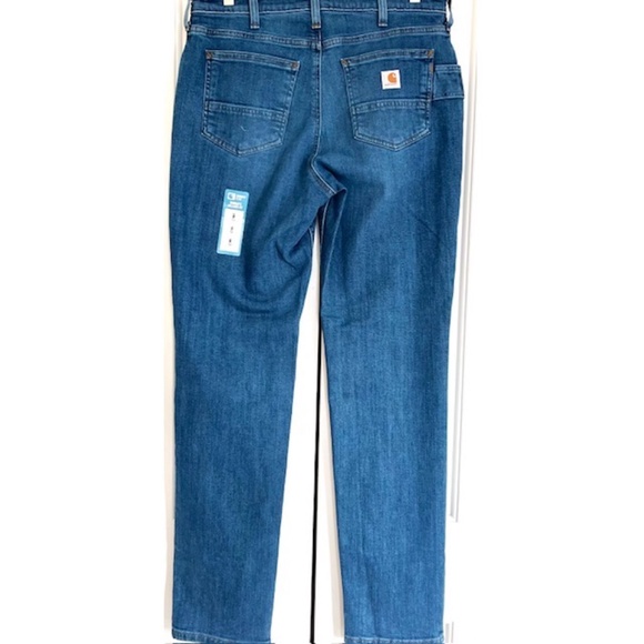 Carhartt Women's Rugged Flex Relaxed Fit Jean NWT Size 8 Tall - Picture 8 of 9